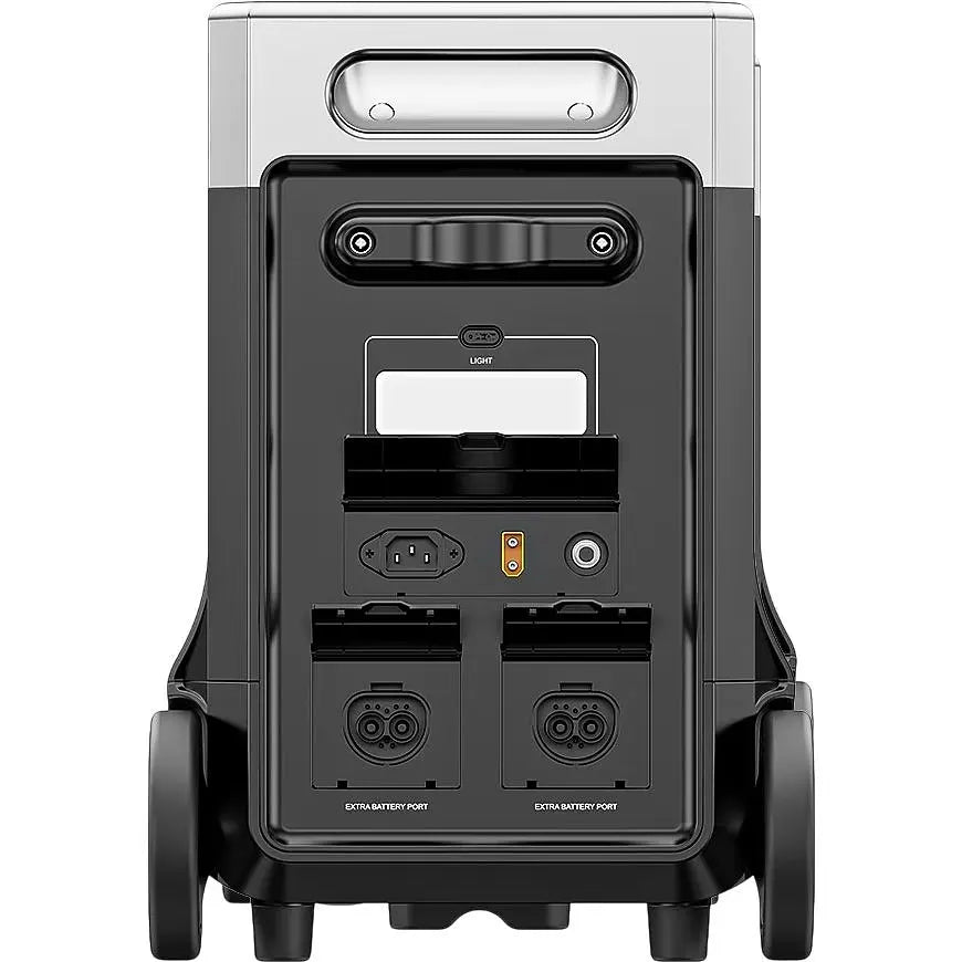 Задня панель AFERIY AF-P310-EC-H — входи для заряджання та роз'єми для батарей розширення