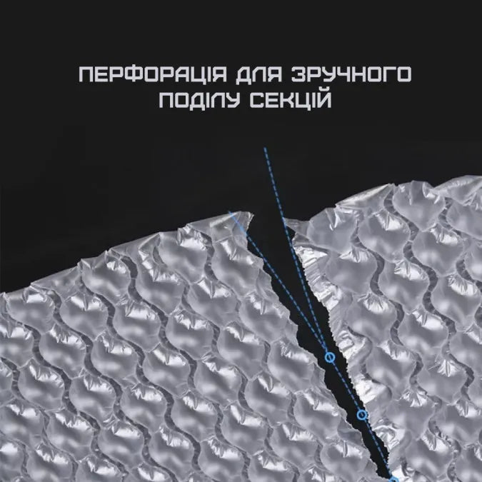 Перфорація для зручного поділу секцій бульбашкової плівки FILM BUBBLE S